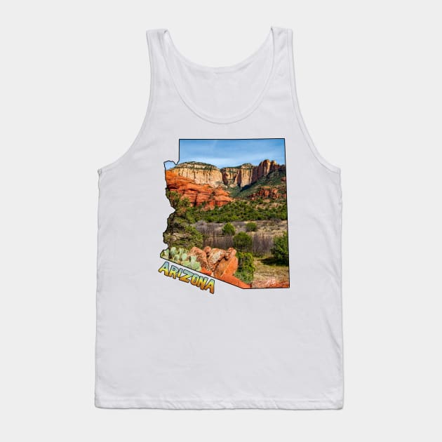 Arizona (Green Desert Canyon) Tank Top by gorff